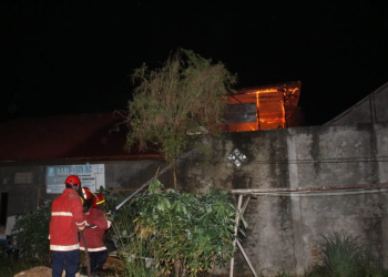 Bakar Ikan, Rumah Warga di Bontang Baru Nyaris Ludes