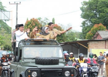 Tiba di Bontang, Piala Adipura Diarak Keliling Kota