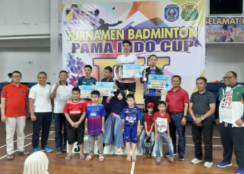 PB Pama A Kembali Juarai Turnamen Badminton Pama Indo Cup IV