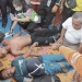 DISAMBUT HARU: Empat warga disambut isak tangis oleh para keluarganya di Pelabuhan Tanjung Laut. (prokal)