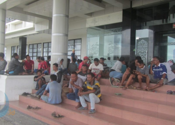 Kantor Wali Kota “Diduduki” Puluhan Sopir Truk, Tuding Pabrik CPO Tak Berdayakan Tenaga Lokal