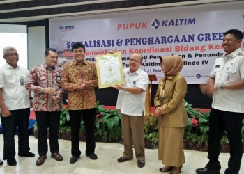 Pupuk Kaltim Raih Green Port Award Pertama di Indonesia