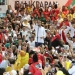CALON PETAHANA: Kehadiran Joko Widodo disambut ribuan orang di Dome Balikpapan kemarin.PAKSI SANDANG PRABOWO/KALTIM POST