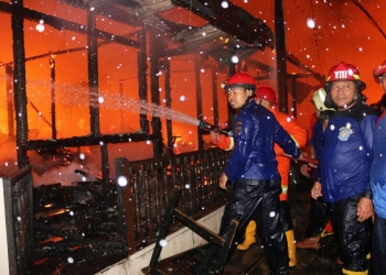 Kelurahan Bandara Membara, Diduga Api Muncul dari Masakan yang Ditinggal Tidur