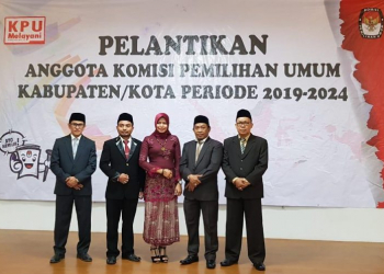Komisioner KPU Bontang Dilantik, Harap Partisipasi Aktif Masyarakat di Pemilu 2019