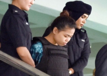 Siti Aisyah dibebaskan setelah menjadi tersangka pembunuhan Kim Jong Nam, kakak tiri Pemimpin Tertinggi Korea Utara (Korut) Kim Jong Un (New York Post)
