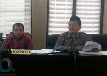 Bahas Raperda PDAM, Komisi I Pertanyakan Pejabat Pemda yang Tidak Melaksanakan Pelayanan Publik