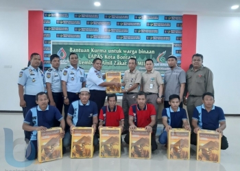 LAZ Yaumil Salurkan 820 Kilogram Kurma untuk Warga Binaan Lapas Bontang