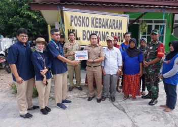 Pupuk Kaltim Bantu Makanan Sahur dan Berbuka Korban Kebakaran Bontang Baru