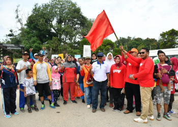 Gelar Jalan Sehat, Upaya Pupuk Kaltim Rayakan Kemerdekaan dengan Warga Guntung