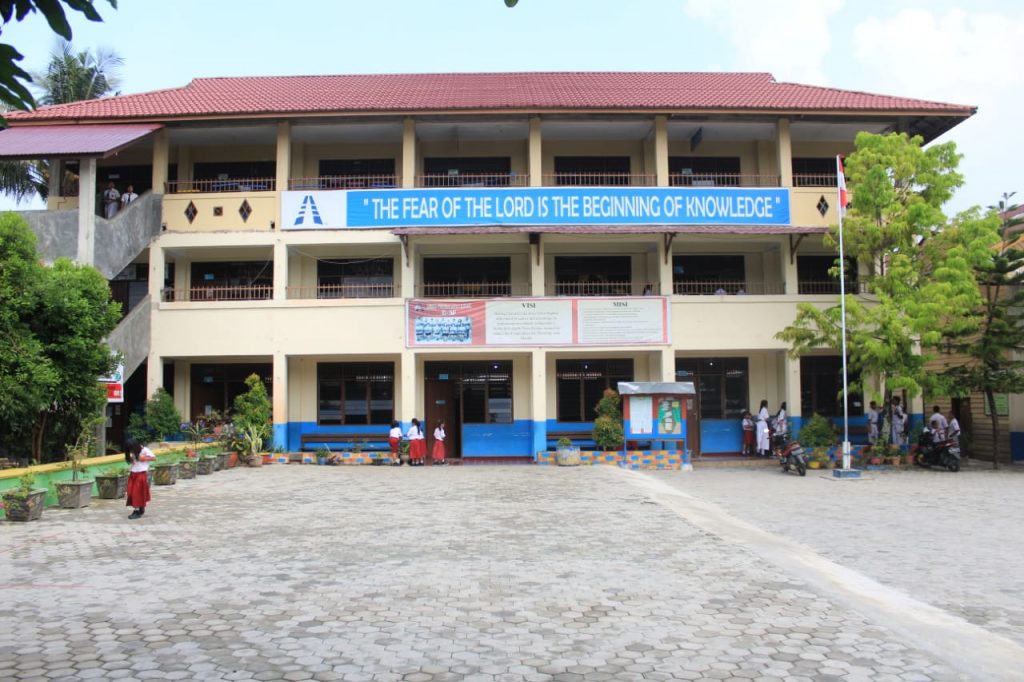 SMP Advent merupakan salah satu sekolah swasta yang terancam digabungkan dengan sekolah lain. (ADIEL KUNDHARA/KP)