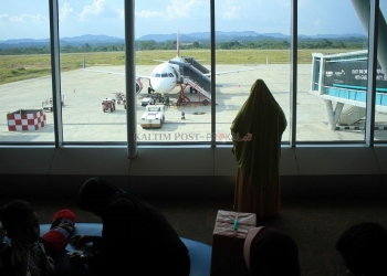 Kemenkumham Kaltimra siap jika suatu saat Bandara APT Pranoto membuka rute internasional dan memerlukan layanan keimigrasian. (prokal)