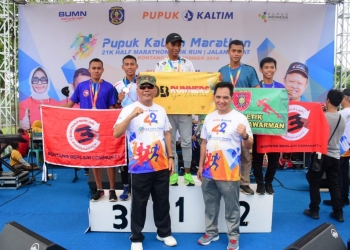 Ribuan Peserta Ramaikan Pupuk Kaltim Marathon