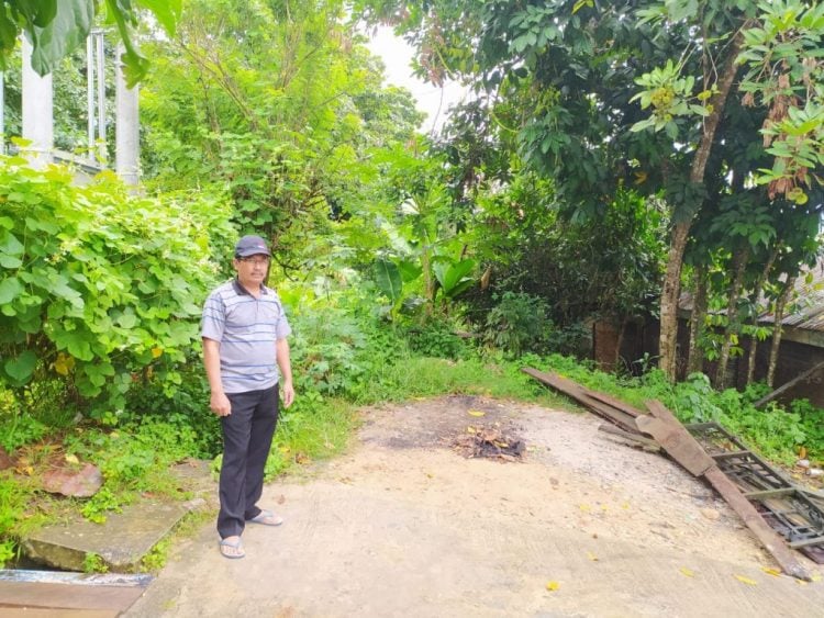 Pembangunan Jalan Denpasar 6 terhenti sejak 2012 lantaran terkendala status lahan. (Adiel Kundhara/KPG)
