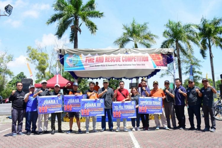 Para pemenang FRC antar-kompartemen tahun 2020. (Humas Pupuk Kaltim)