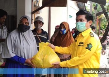 Jelang Ramadan, Andi Faiz Bagi Seribu Paket Sembako Ke Warga Terdampak Covid-19