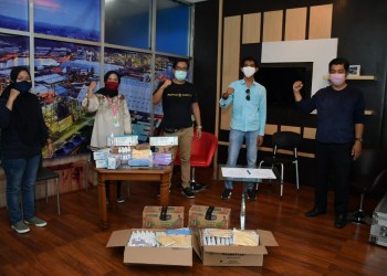 Pupuk Kaltim Salurkan Bantuan Antisipasi Covid-19 Bagi Jurnalis Bontang