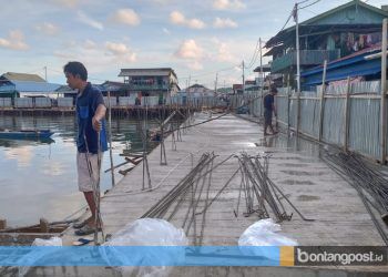 Progres Kampung Selambai 60 Persen, Pekerja Terapkan Protokol Kesehatan Covid-19