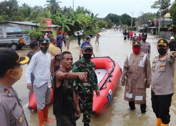 7 RT di Desa Makarti Terendam, 4 Rumah Rusak