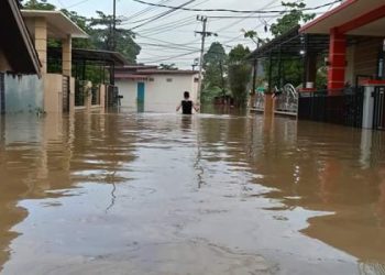 Terjadi Lagi, Warga Samarinda Lebaran bersama Banjir