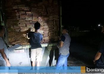 291 Batang Kayu Tanpa Dokumen Nyaris Masuk Bontang