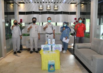 Cegah Penyebaran Covid-19 di Masa New Normal, Pupuk Kaltim Salurkan Bantuan APD ke Masyarakat