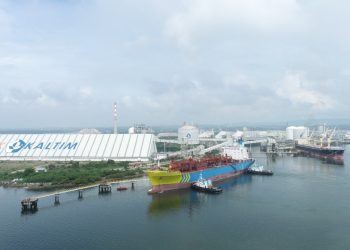 Pupuk Kaltim Ekspor Perdana Amoniak CFR Bersinergi dengan Pupuk Indonesia Logistik