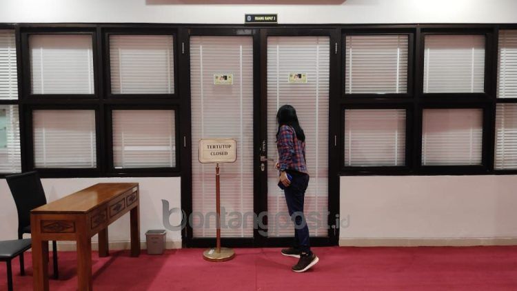 Ilustrasi rapat tertutup di DPRD Bontang. (Nasrullah/bontangpost.id/dok)