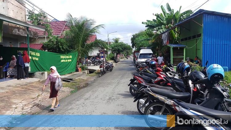Rumah kerabat alm Slamet di Jalan Parikesit, Bontang Baru. (Fitri Wahyuningsih/bontangpost.id)