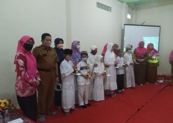 SDN 004 Bontang Barat Gelar Tahfiz Alquran di Tengah Pandemi, 25 Siswa Diganjar Prestasi