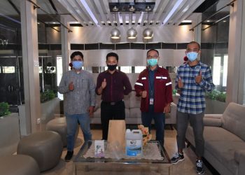 Pupuk Kaltim Bantu Kebutuhan Antisipasi Covid-19 di Kecamatan Bontang Barat dan Perpustakaan Daerah