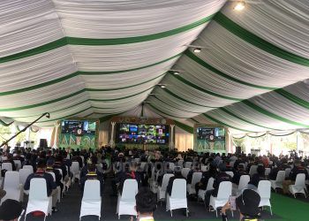 Dihadapan Ratusan Undangan HKAN, Isran Noor: Jauhi Kerumunan