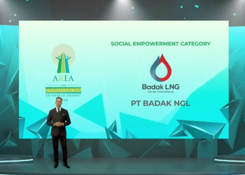 Badak LNG bersama Kampung Masdarling Meraih Asia Responsible Enterprise Awards 2020