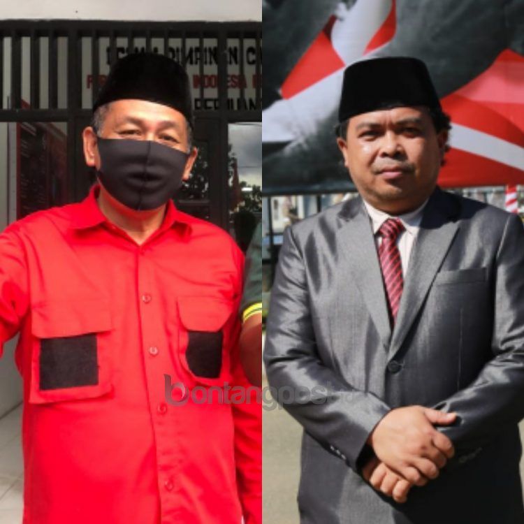 Maming dan Agus Haris (kanan).