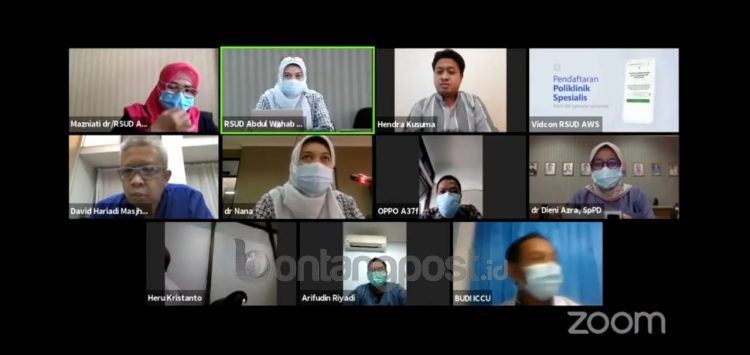 Webinar yang diadakan RSUD AW Syahranie.