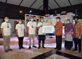 Pupuk Kaltim Bantu Extra Fooding Untuk Pejuang Medis Kota Bontang