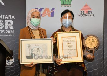 Optimalkan CSR untuk Penanganan Covid-19, Pupuk Kaltim Raih Best of The Best Nusantara CSR Awards 2020