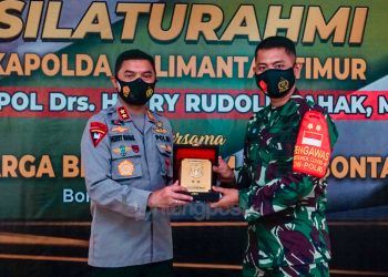 Kapolda Kaltim Kunjungi Kodim Bontang, Merasa Hangat Seperti di Rumah Sendiri