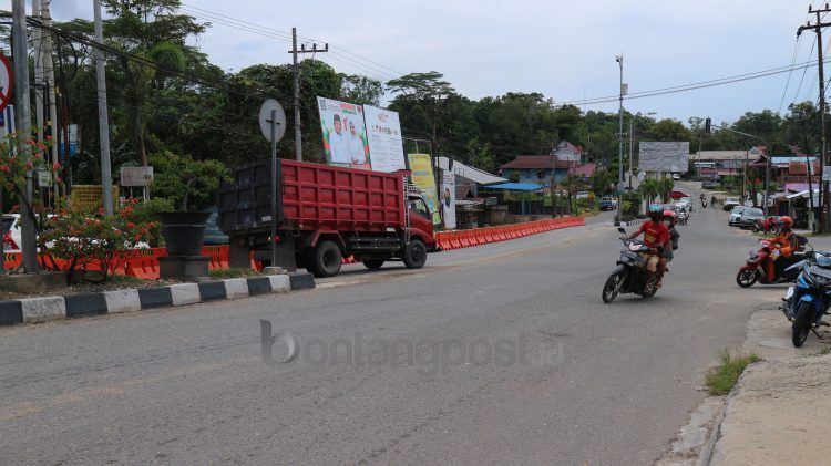 Simpang RSUD dibuka kembali dengan sejumlah aturan yag baru. (Fitri Wahyuningsih/bontangpost.id)