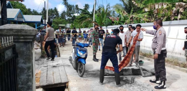 Bhr ditemukan tewas bersimbah darah di Jalan Al-Firdaus Desa Benua Baru Ilir, Sangkulirang, Kamis (3/12/2020) kemarin.