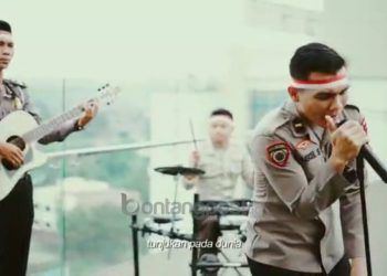 Biro SDM Polda Kaltim Ciptakan Lagu, Ajak Perangi Hoaks