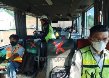 Imbas PPKM, Penumpang Bus Perusahaan Dibatasi
