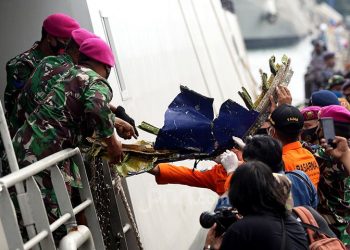 RS Polri Terima 7 Kantong Jenazah Diduga Penumpang Sriwijaya