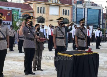 Waka Polres dan Kasat Reskrim Polres Bontang Dimutasi