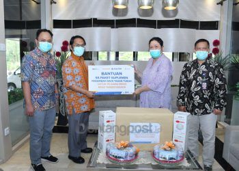 Peduli Pejuang Medis, Pupuk Kaltim Kembali Salurkan Bantuan Suplemen dan Extra Fooding ke RSUD Bontang