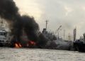 Kapal Terbakar di Samarinda Milik Anggota DPR 1
