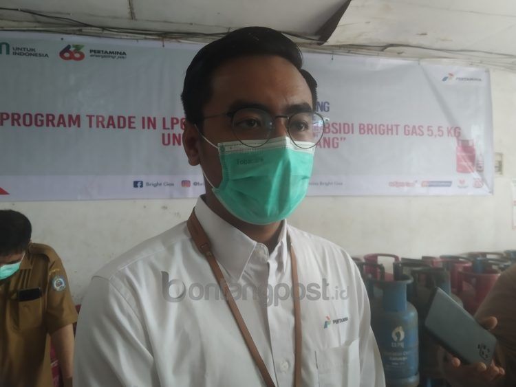 Sales Branch Manager III Pertamina Kaltimtara, Robby Kurniawan (Fitri/bontangpost.id)