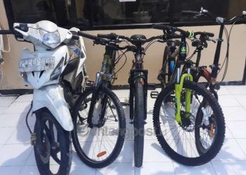 Curi Sepeda di 4 TKP, 2 Remaja Dibui
