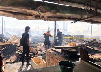 Isu Kebakaran Pasar Disabotase, Bhabinkamtibmas Sebut CCTv Rusak