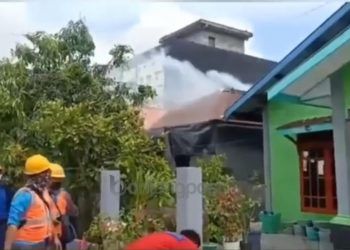 Kebakaran Rumah di Tanjung Laut Indah, Diduga karena Korsleting Listrik